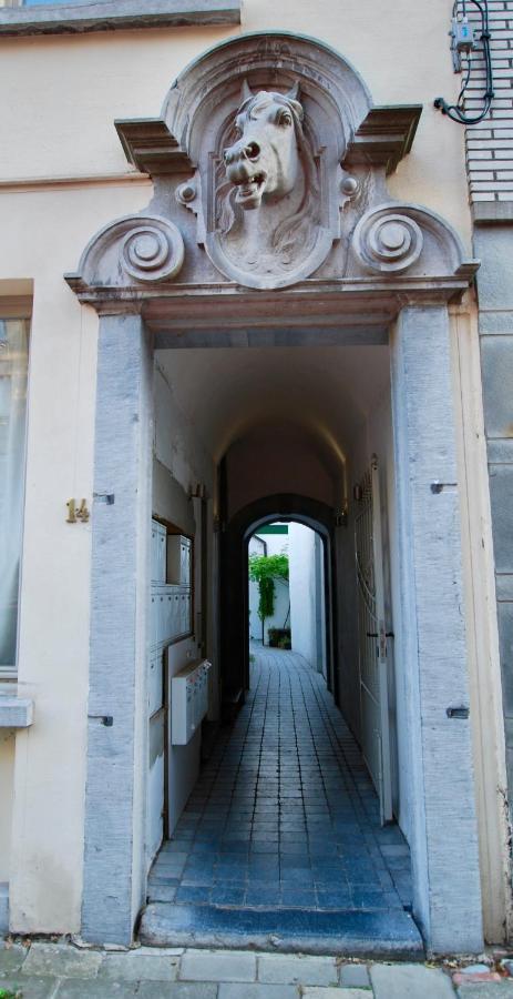Appartamento Historical Miniature House In The Heart Of Anversa Esterno foto